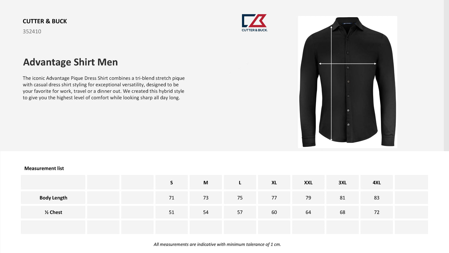 Camicia Advantage Uomo CUTTER & BUCK
