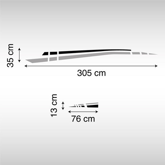 Adesivo Camper - Linea Elegante e Dinamica