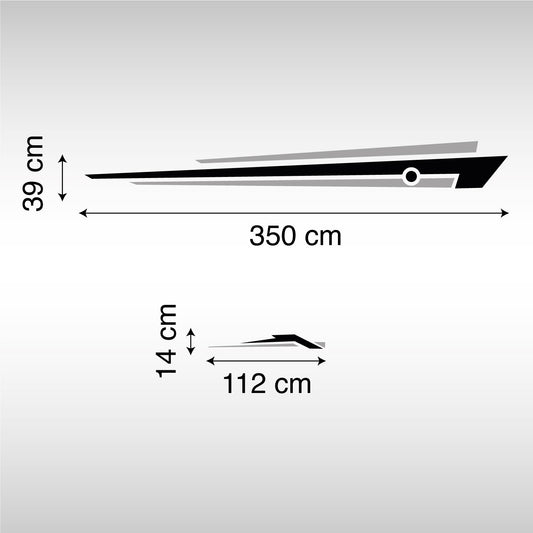 Adesivo Camper - Grafica Sportiva e Moderna