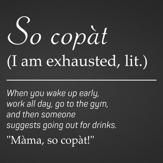 Adesivo "So copàt" - Dialetto Bresciano | Sticker per Pareti