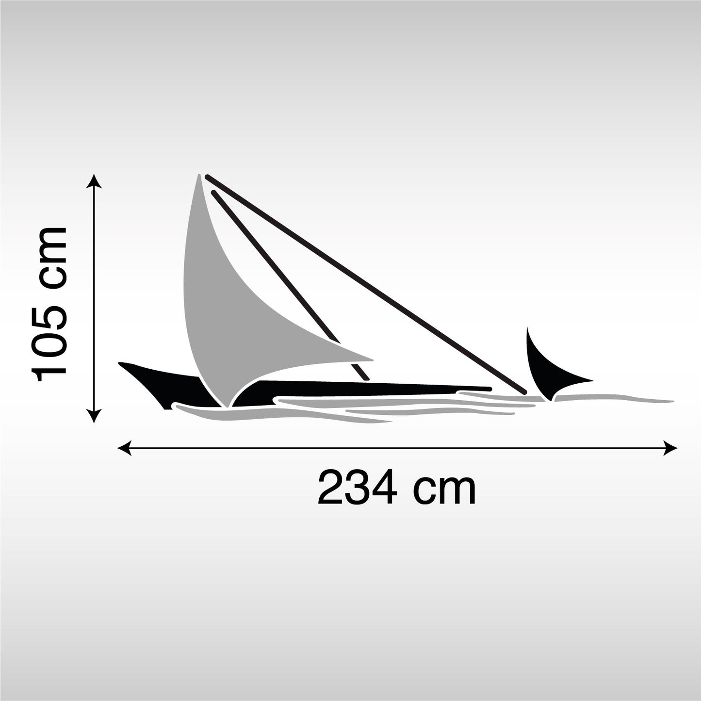 Adesivo Camper - Vela sul Mare