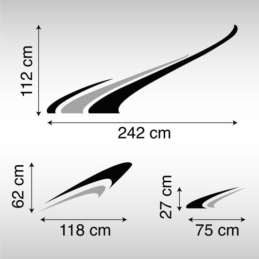 Adesivo Camper - Linee Dinamiche e Sportive