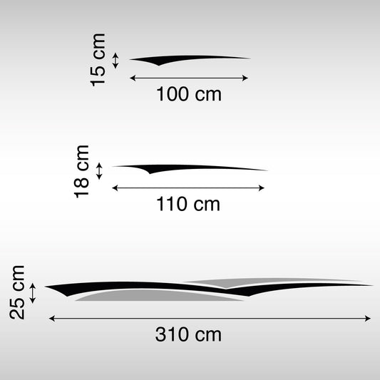 Adesivo Camper - Linee Fluide ed Eleganti