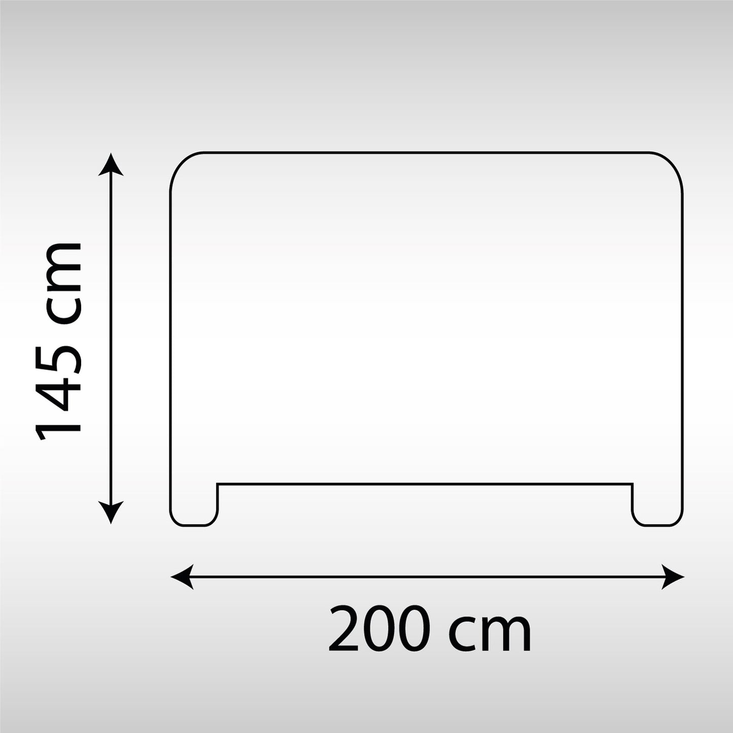 Cavalletto Bifacciale in Polionda
