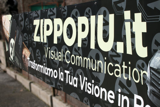 Striscioni in PVC Occhiellati e Rinforzati