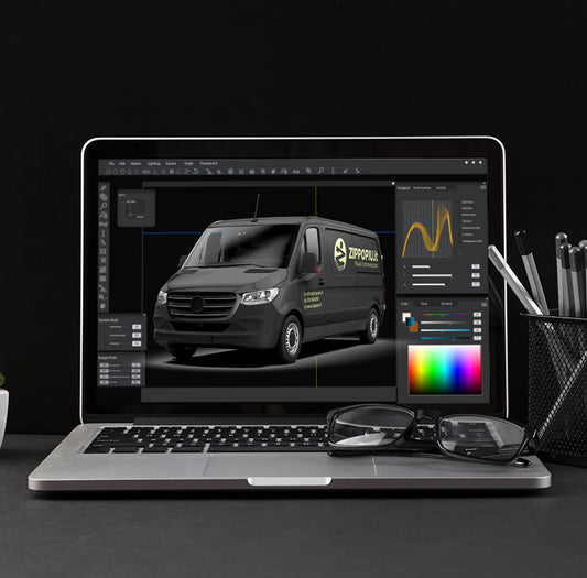 Servizio di Design Grafico Furgone 1 "MINIMAL"