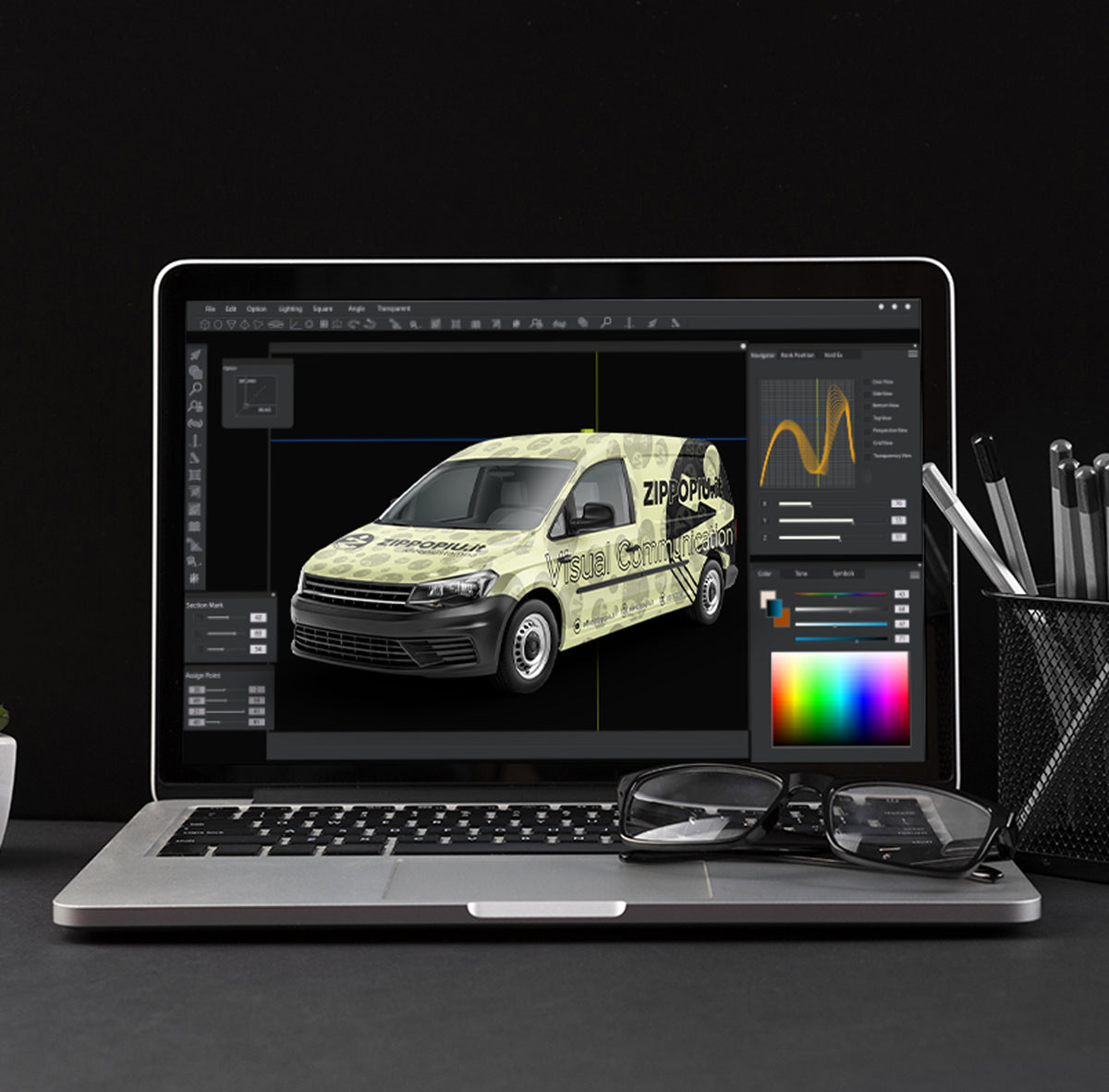 Van Graphic Design Service 5 – Full Wrap