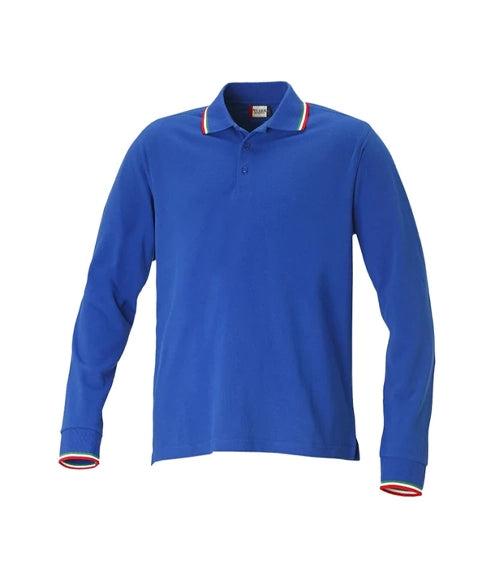 Polo Amarillo Manica Lunga Unisex CLIQUE