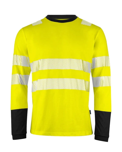 T-Shirt Manica Lunga Alta Visibilità 6014 HI-VIS EN ISO 20471 - classe 3/2 Uomo PROJOB