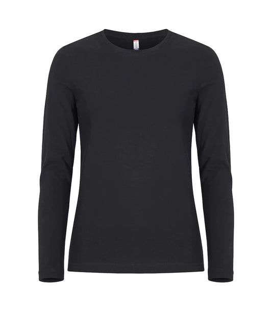 T-Shirt Manica Lunga Premium Fashion-T LS Donna CLIQUE