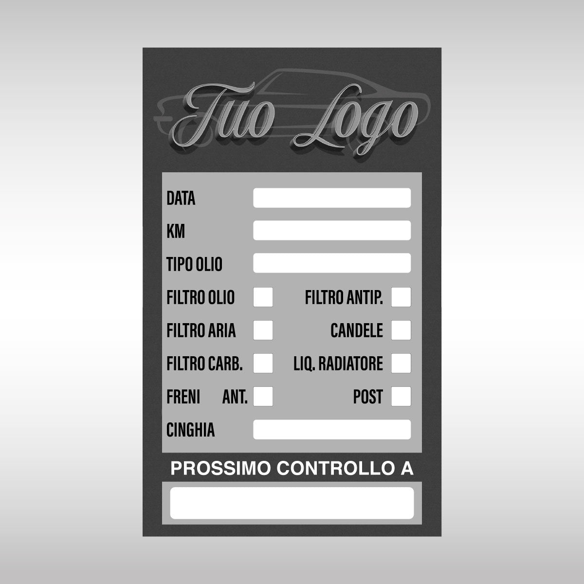100 Etichette Tagliando Auto Adesive - Personalizzabili Con Logo Azienda, Carta Lucida, Made In Italy - Foto 2
