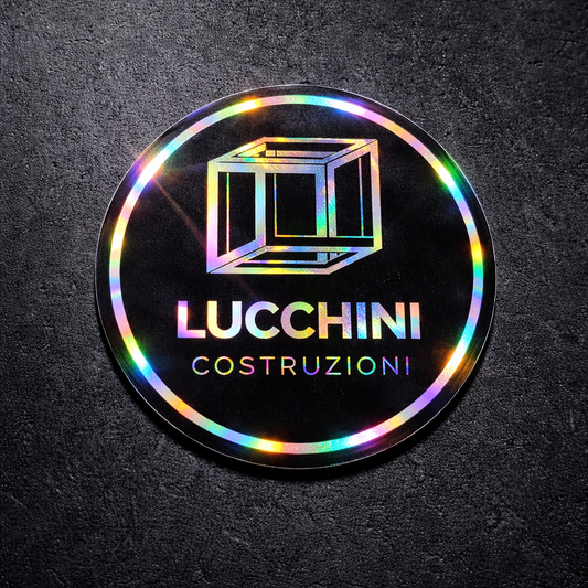 Adesivi Olografici Personalizzati Effetto Arcobaleno