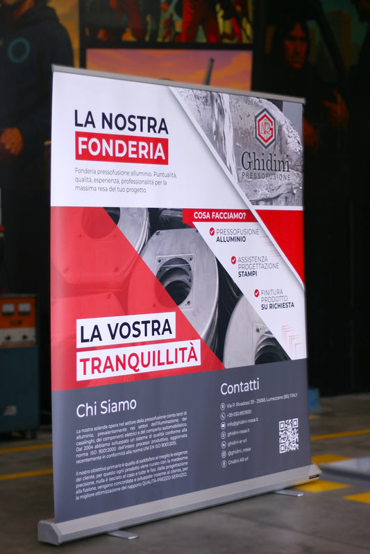 GHIDINI: Roll-Up Grande Formato per Grande Comunicazione