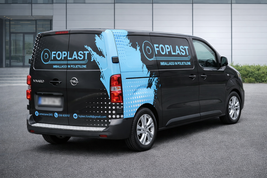 FOPLAST Il Furgone Si Trasforma grazie al Wrapping di ZIPPOPIU.it