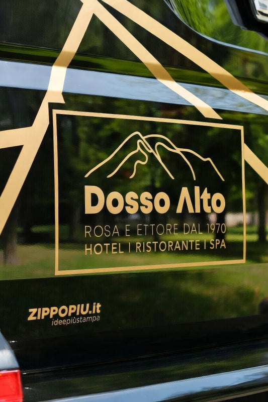 DOSSO ALTO: Wrapping Furgone Aziendale per Hotel, Spa ed E-Bike