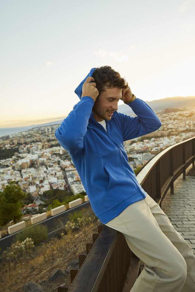 Felpa Basic Full Zip Uomo