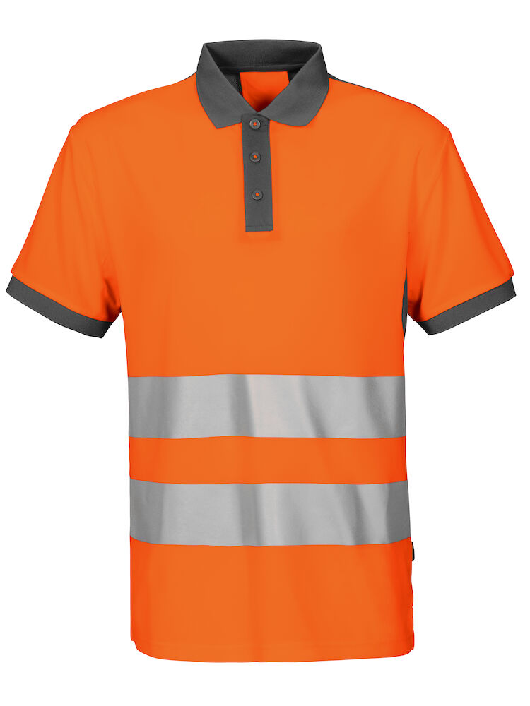 T-Shirt Alta Visibilità 6008 HI-VIS POLO PIQUÉ EN ISO 20471 - classe 2 PROJOB