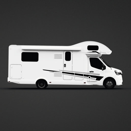 Camper Sticker - Moving Lines 3