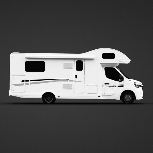 Camper Sticker - Moving Lines 2