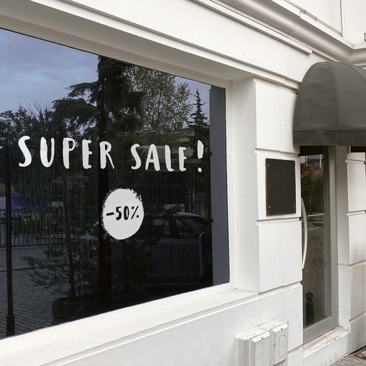 Adesivo Intagliato "Super Sale!"