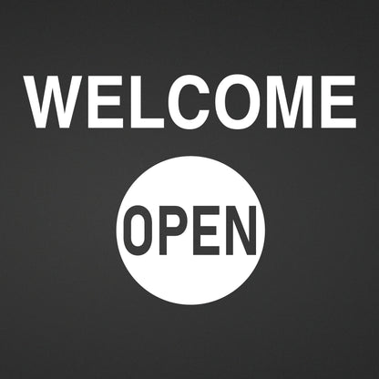 Adesivo Intagliato "Welcome Open"