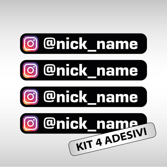 Adesivi Instagram Originali Personalizzabili