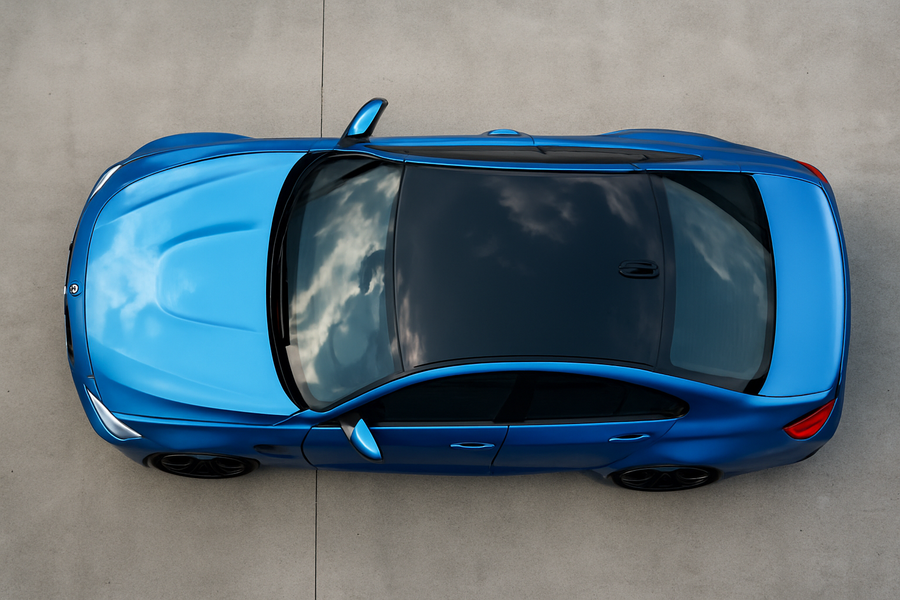 Car Roof Wrapping – Contrast Roof Film