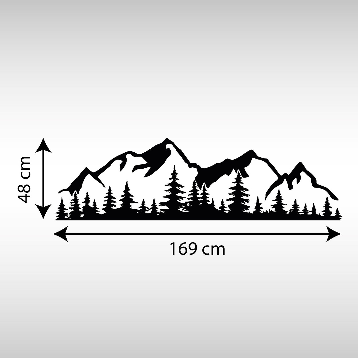 Adesivo per Camper - Montagna