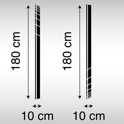 2 Adesivi Striscia "Racing"