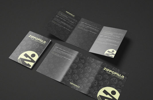 Personalized 2 or 3 fold brochures 