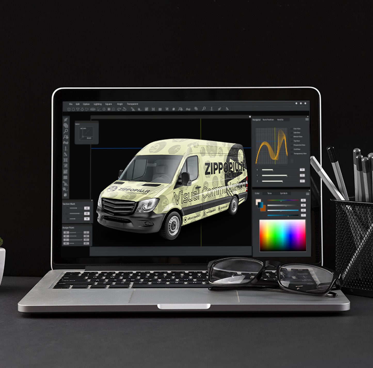 Graphic Design Service Van 5 "INTEGRALE"