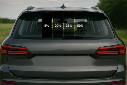 Láminas tintadas para ventanas de coches y furgonetas con certificación CEE