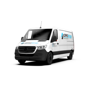 Medium van with the Basic wrapping package