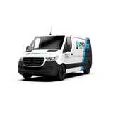 Example of a MEDIUM van with the Super wrapping package