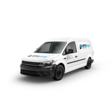 Example of a SMALL van with the Basic wrapping package