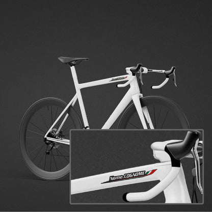 Adesivi Nome Personalizzato con Bandiera Italiana (4 pz)