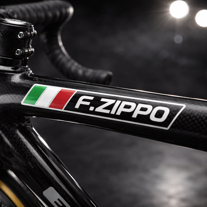 Personalized Name Stickers with Italian Flag