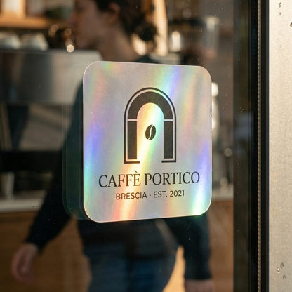 Adesivi Olografici Personalizzati Effetto Arcobaleno