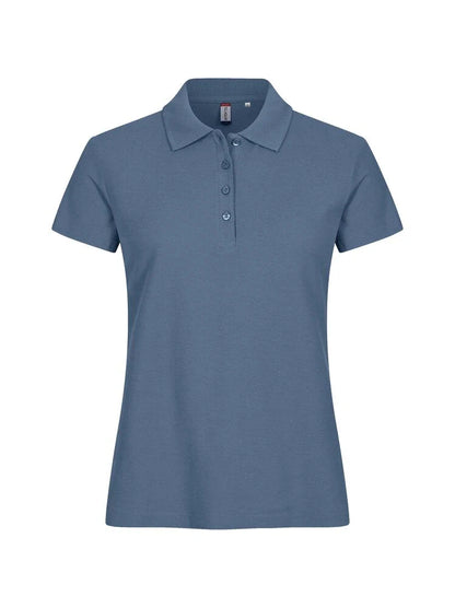 Basic Polo Donna - Blu Acciaio