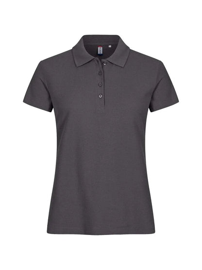 Basic Polo Donna - Grigio Metallo
