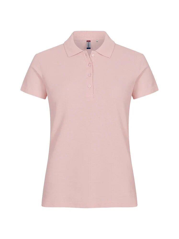 Basic Polo Donna - Rosa Confetto