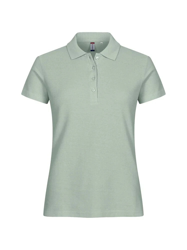 Basic Polo Donna - Verde Salvia