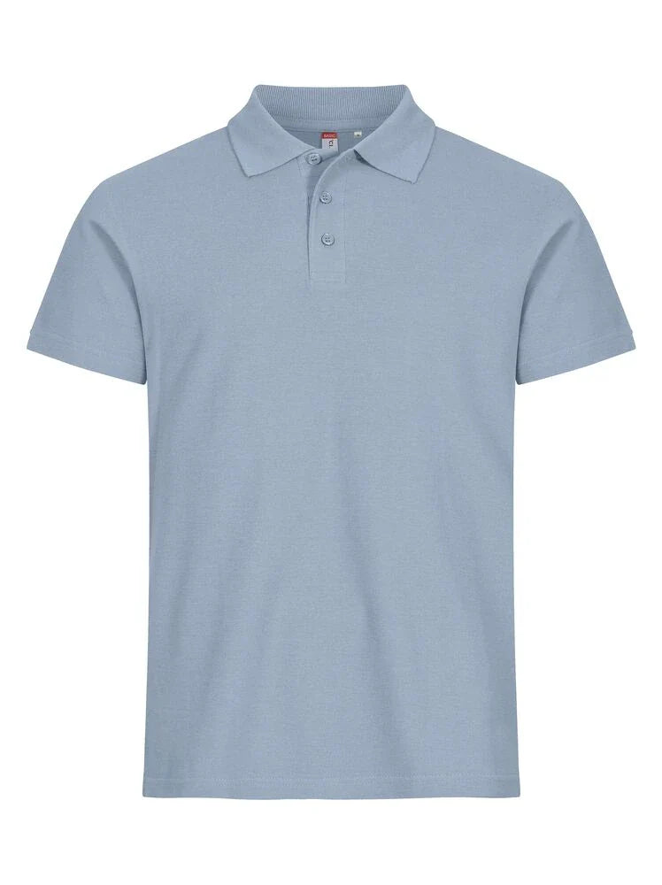 Basic Polo Uomo - Azzurro Pastello
