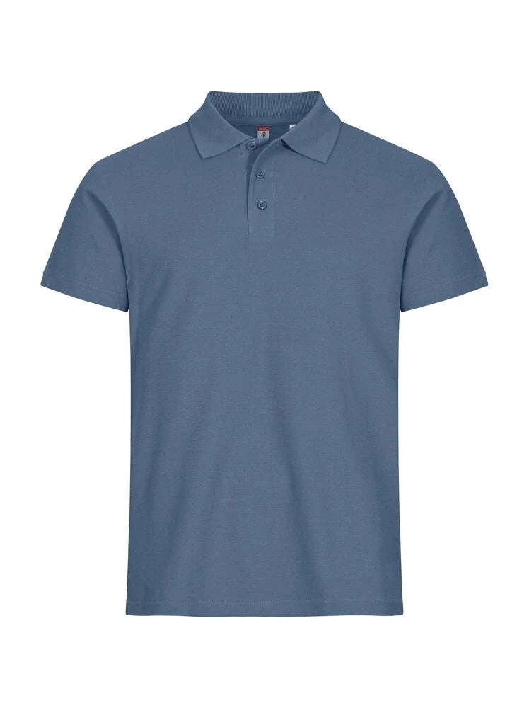 Basic Polo Uomo - Blu Acciaio