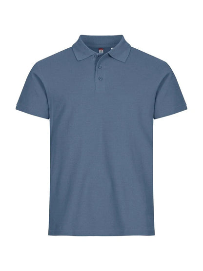 Basic Polo Uomo - Blu Acciaio