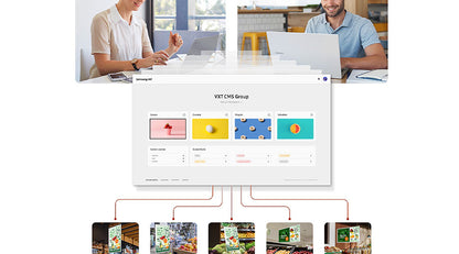 Display E-Paper Samsung EMDX gestione cloud Samsung VXT