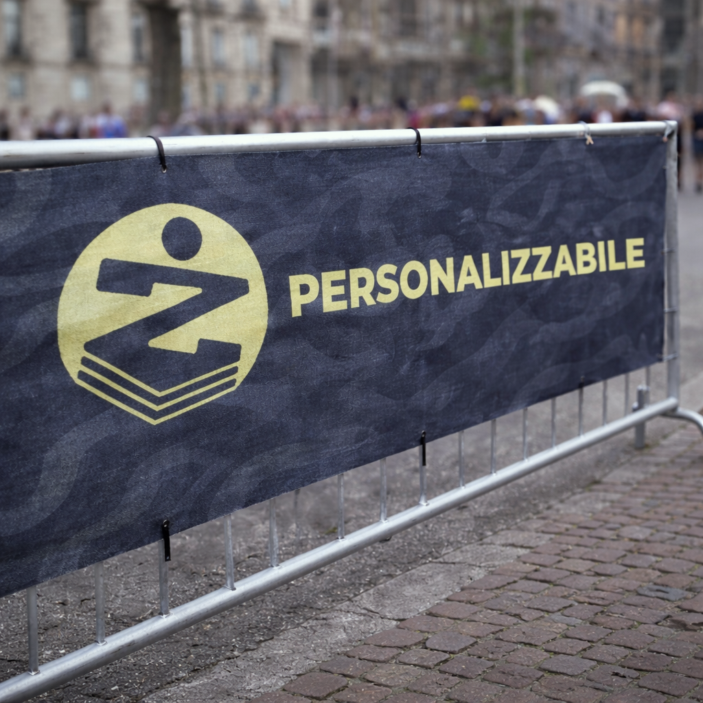 Banners in TNT reel with eyelets