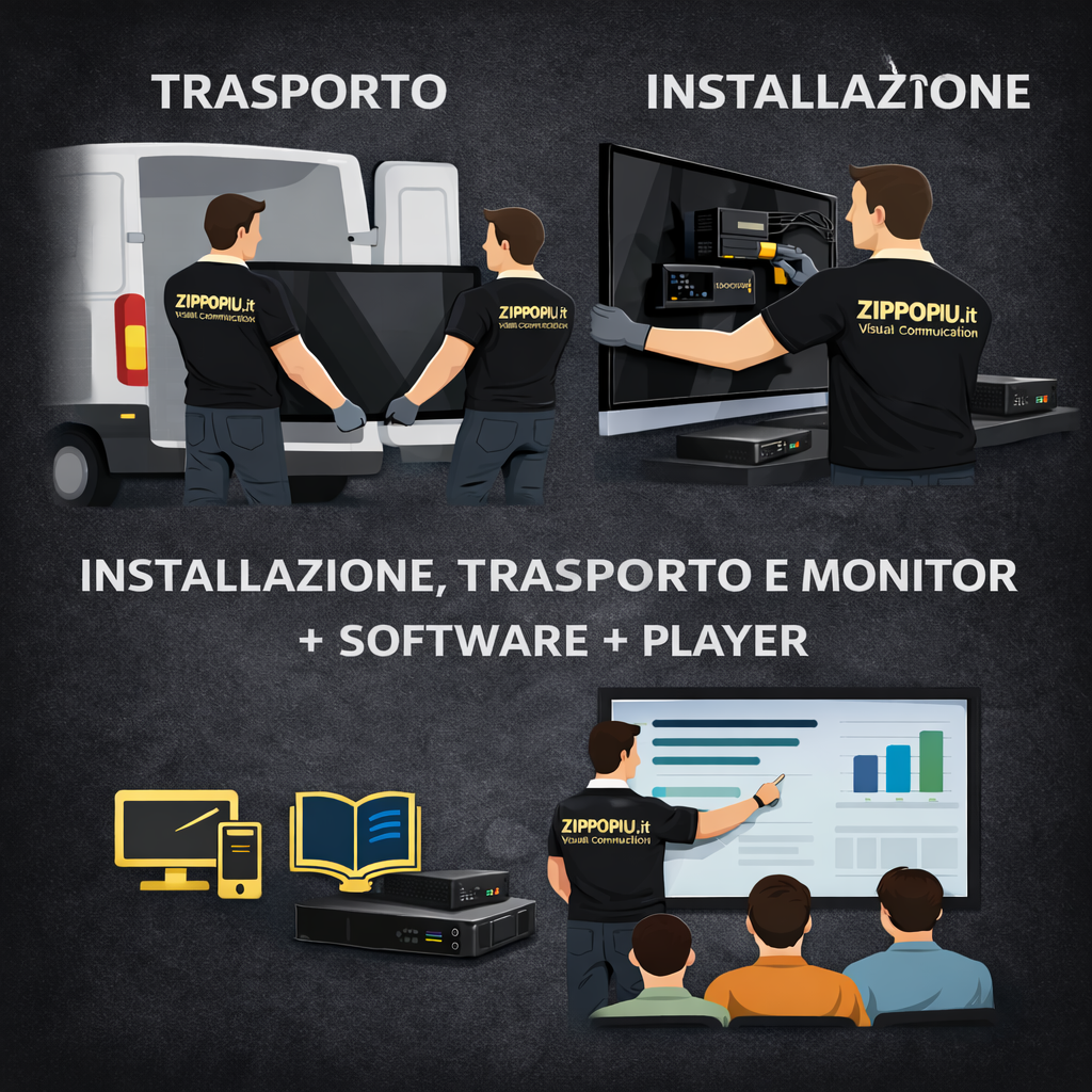 ZIPPODIGITALES SOFTWARE + SPIELERINSTALLATION UND -SCHULUNG