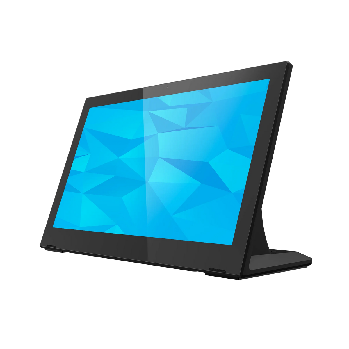 Desktop signage touch a L 15,6″ Full HD ZIPPODIGITAL: vista prospettica opposta