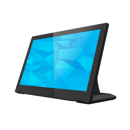 Desktop signage touch a L 15,6″ Full HD ZIPPODIGITAL: vista prospettica opposta